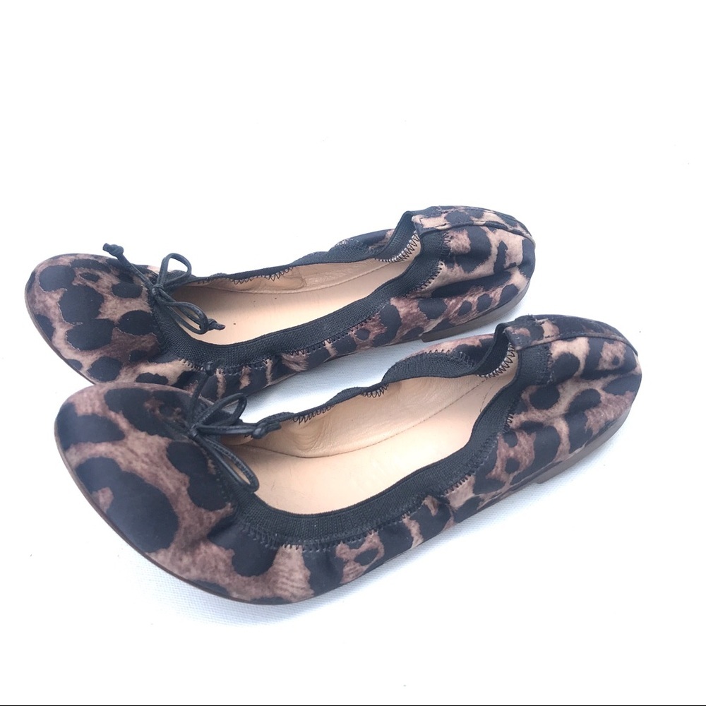 J. Crew Lula Leopard Flats 7 1/2 ballet cheetah